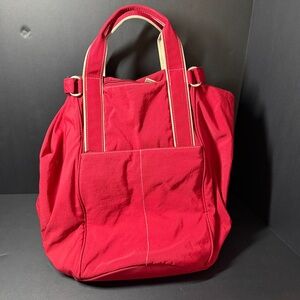 ELLINGTON Convertible Backpack Red Nylon Bag Versatile Lightweight Travel